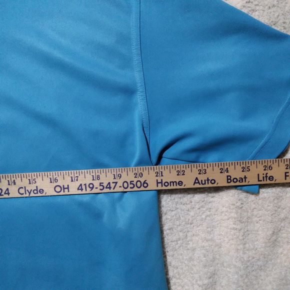 Callaway golf polo shirt mens XL Xlarge blue short sleeve mercy health - Picture 8 of 10